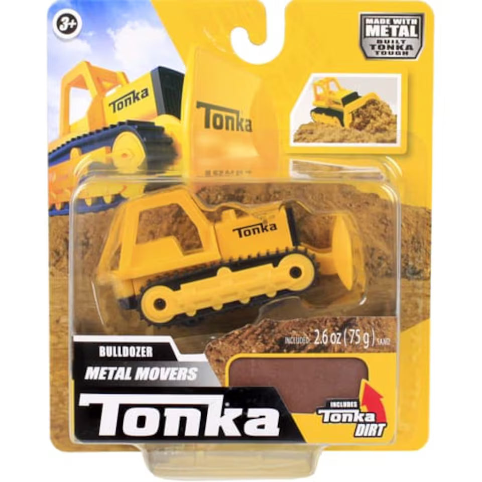 Tonka Tractor de Oruga Metal 1:64.