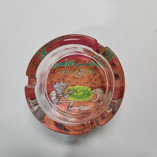Cenicero Rick y Morty de Vidrio.