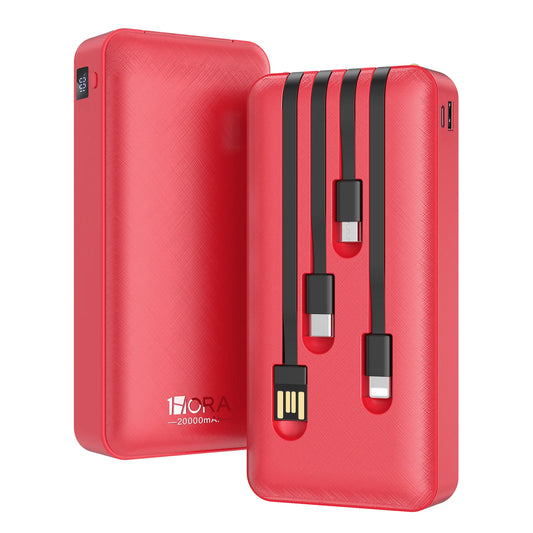 Batería Portátil 1Hora 20000 mAh.