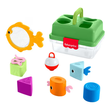 Fisher-Price Caja de Pesca para Ordenar y Guardar.