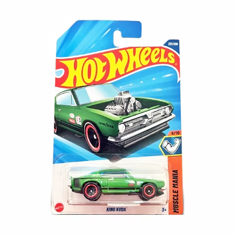Hot Wheels King Kuda Verde.