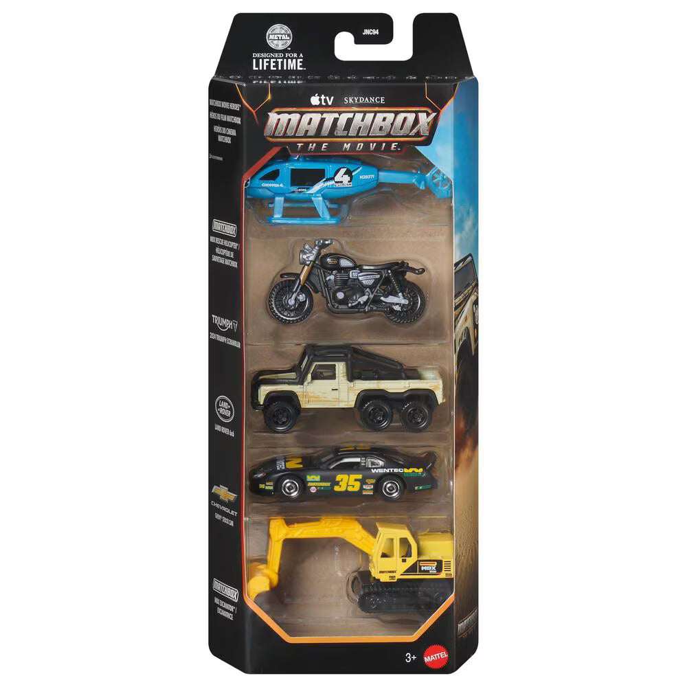 Matchbox The Movie Heroes 5 Pack.
