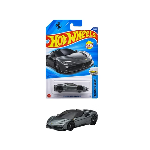 Hot Wheels Ferrari SF90 Stradale Gris.