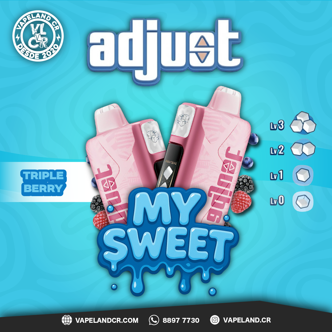 Adjust Mysweet Triple Berry 40000 puffs.
