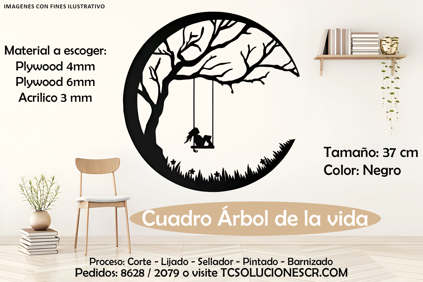 Cuadro Paisaje Arbol 1
