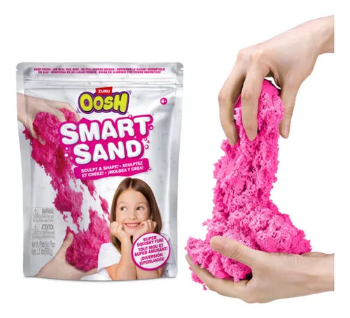 Arena Moldeable Zuru OOSH Smart Sand Rosada.