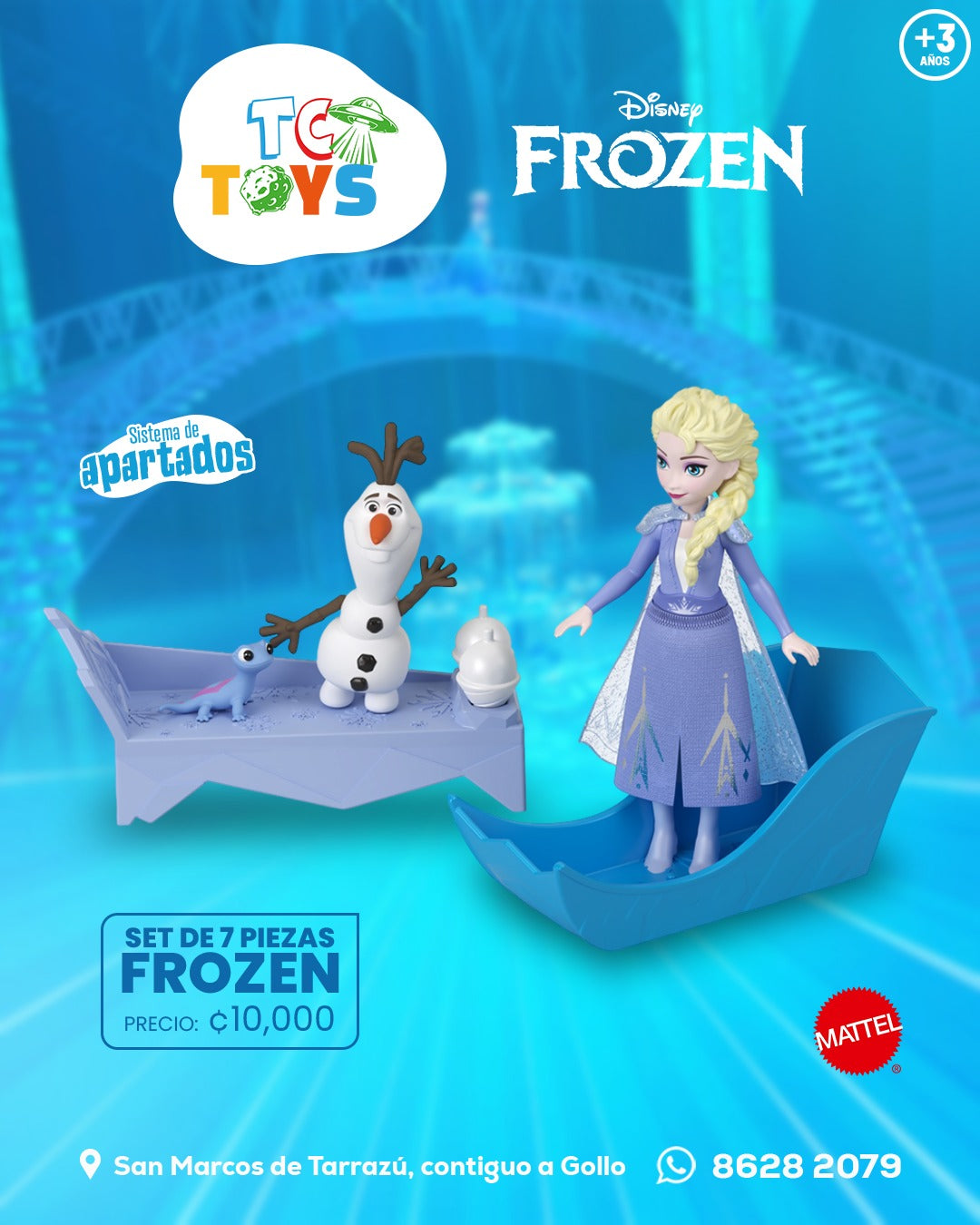 Aventuras Nevadas de Elsa Disney Princess Mattel.