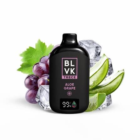 BLVK Trece Aloe Grape 13000 puffs.