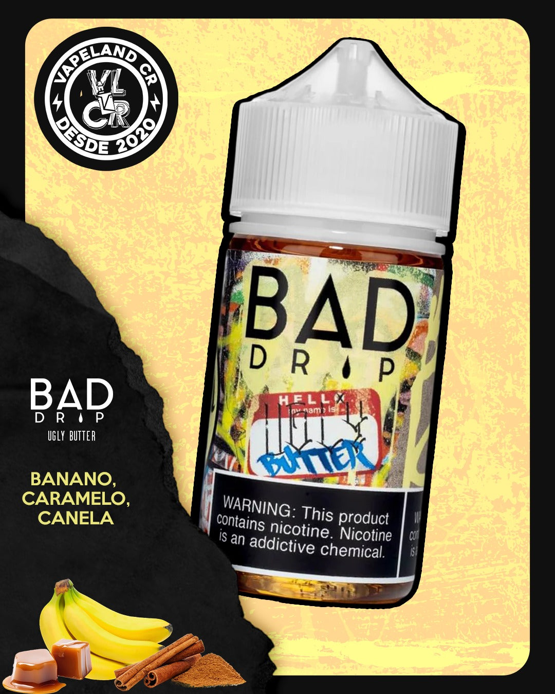 Bad Drip Ugly Butter 3mg y 6mg.