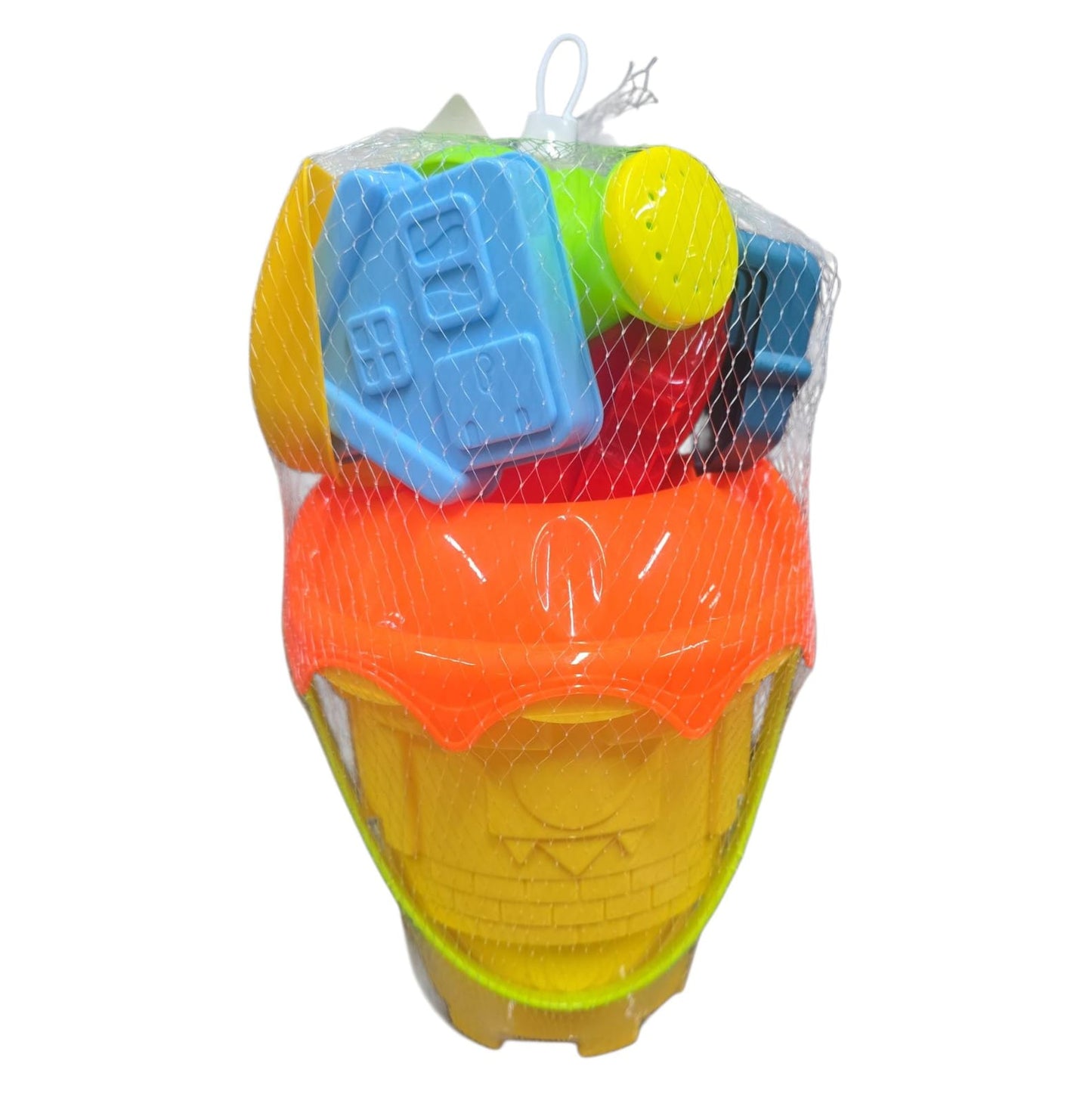 Balde con Accesorios para Arena Sand Toys.