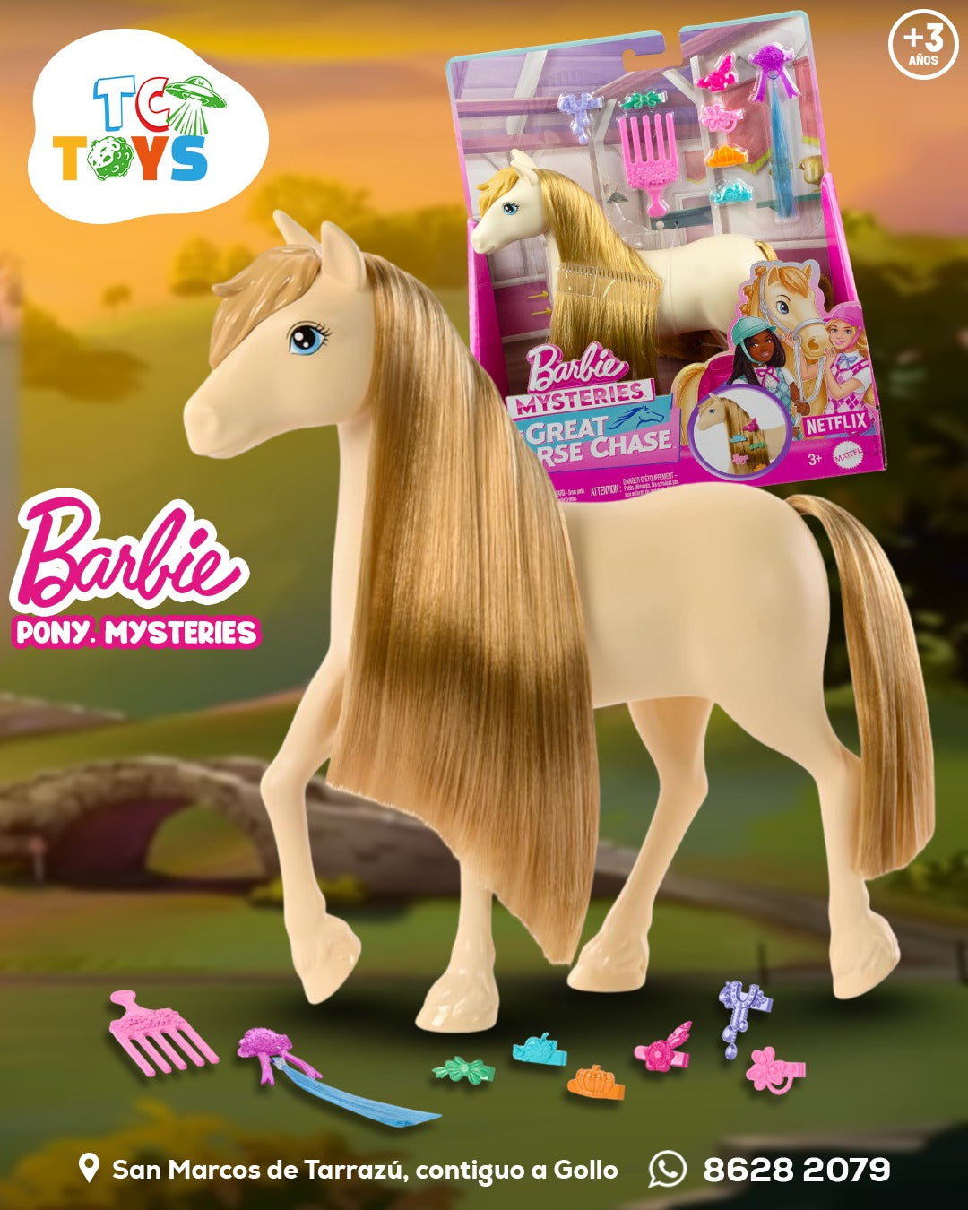 Barbie Mysteries la Gran Persecución de Caballos Mattel.