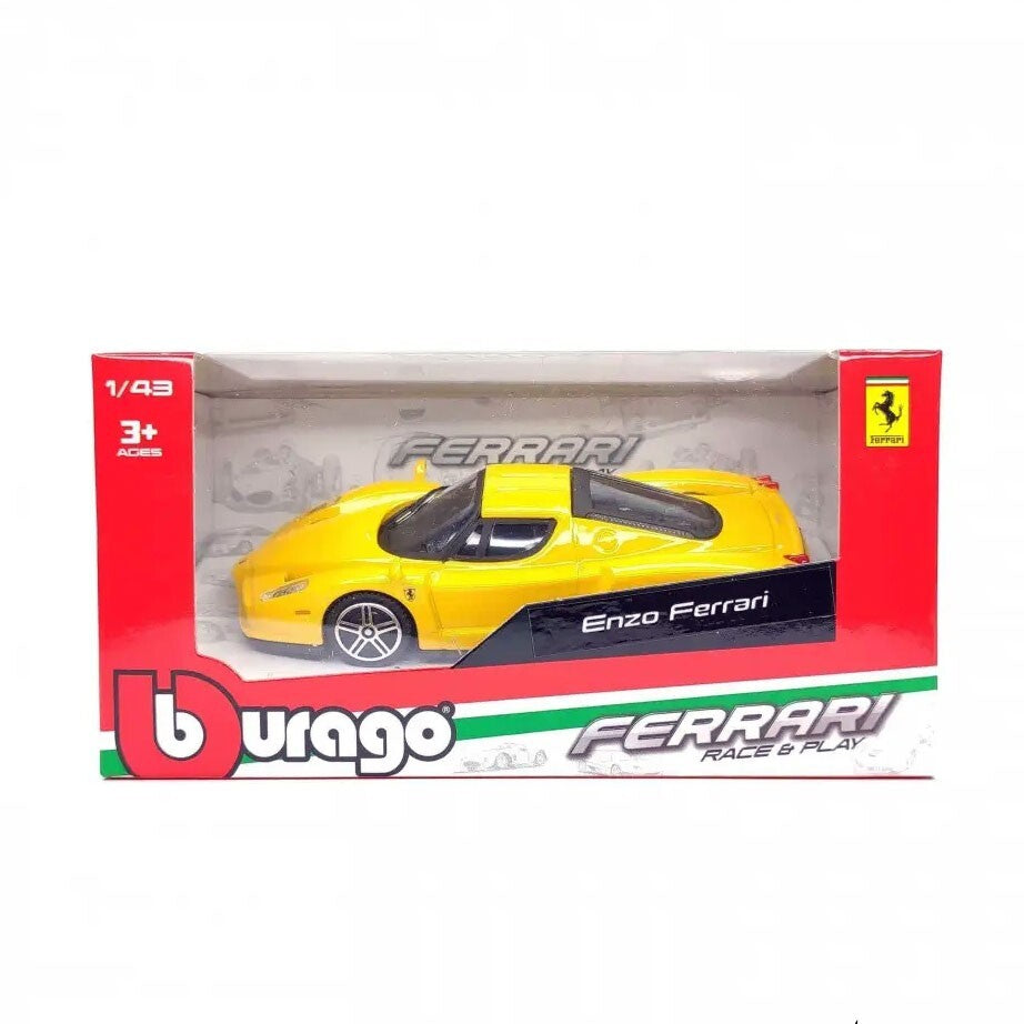 Bburago Race + Play Ferrari Enzo Ferrari Amarillo.