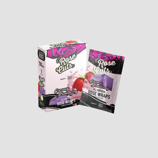 Blunt Rose Cuts Creamy Strawberry.