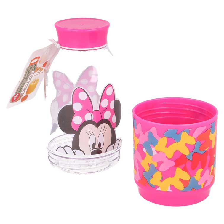 Botella con Taza Tritan Minnie 51137.