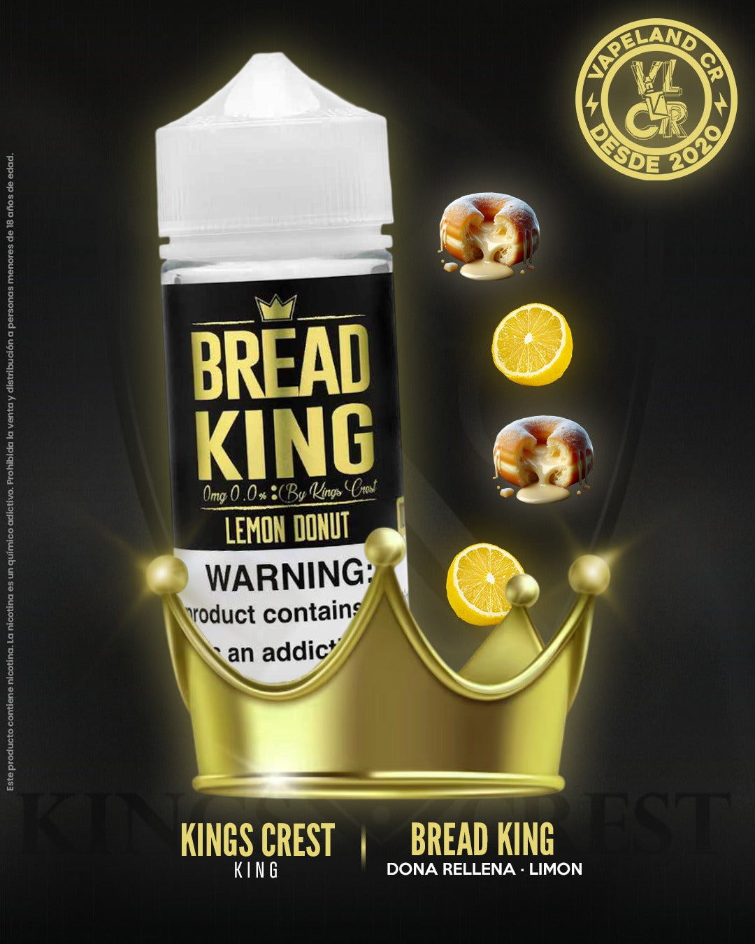 Bread King Lemon Donut 3mg.