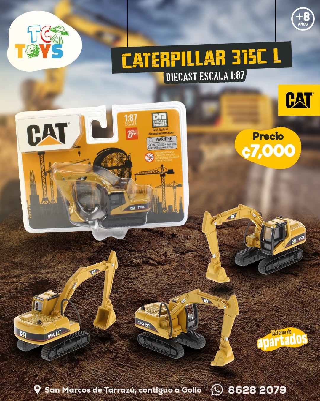 CAT Excavadora 315CL 1:87.