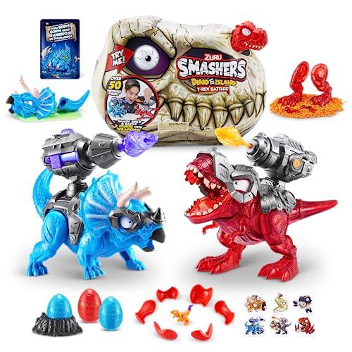 Cabeza Zuru Smashers Dino Island T-Rex Battles! 50 Sorpresas.