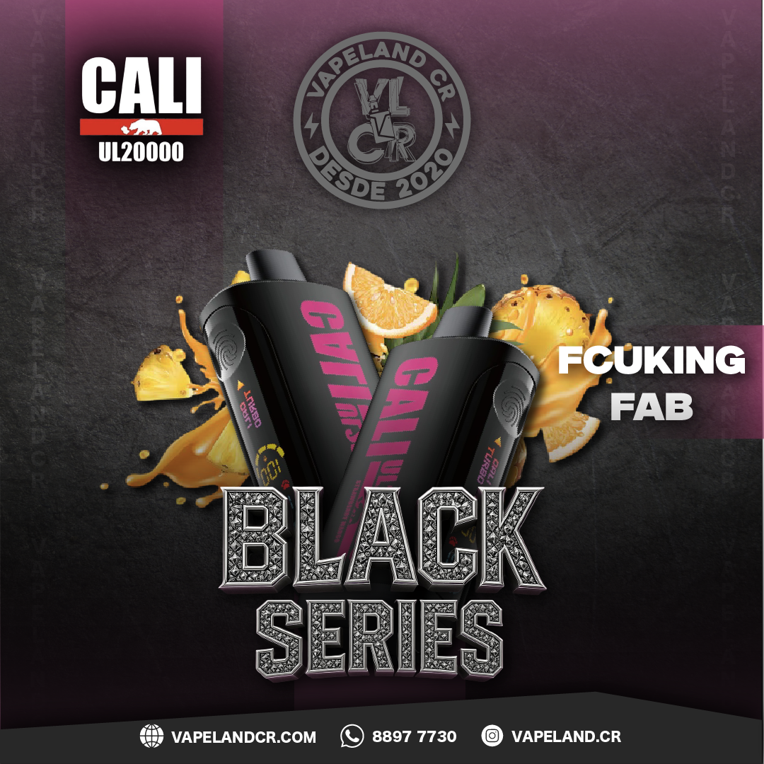 Cali Bars Black Series Fcuking Fab 20000 puffs.