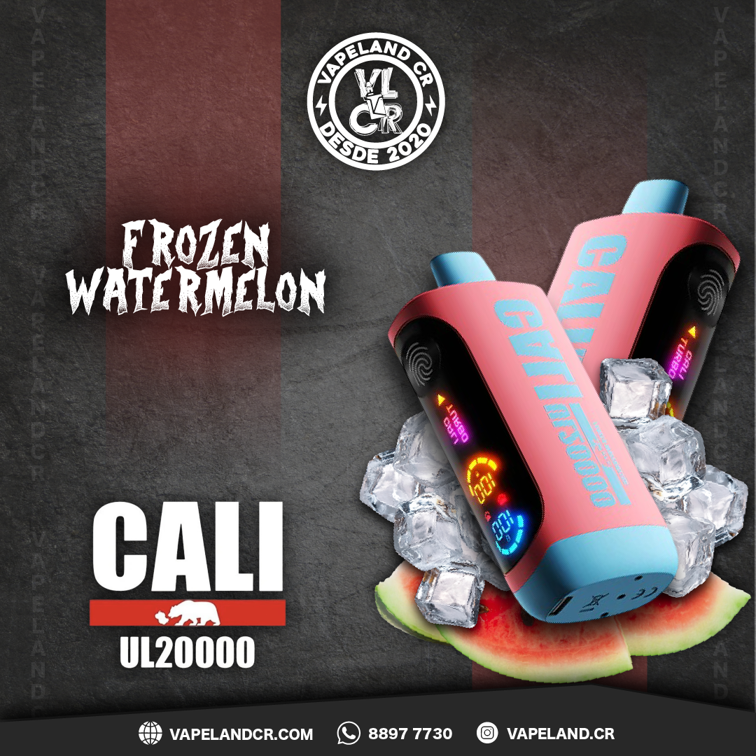 Cali Bars Frozen Watermelon 20000 puffs.