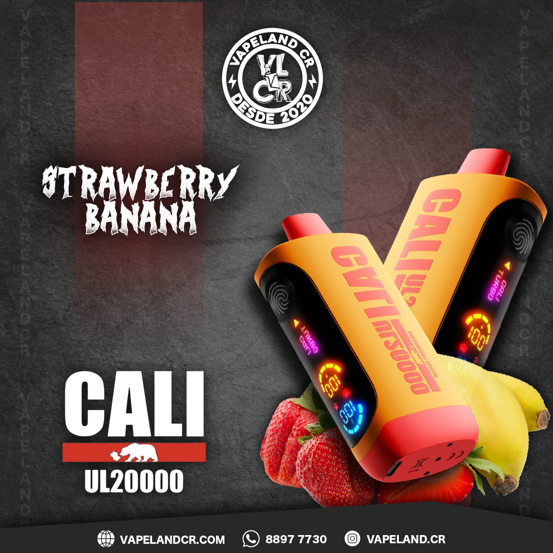 Cali Bars Strawberry Banana 20000 puffs.