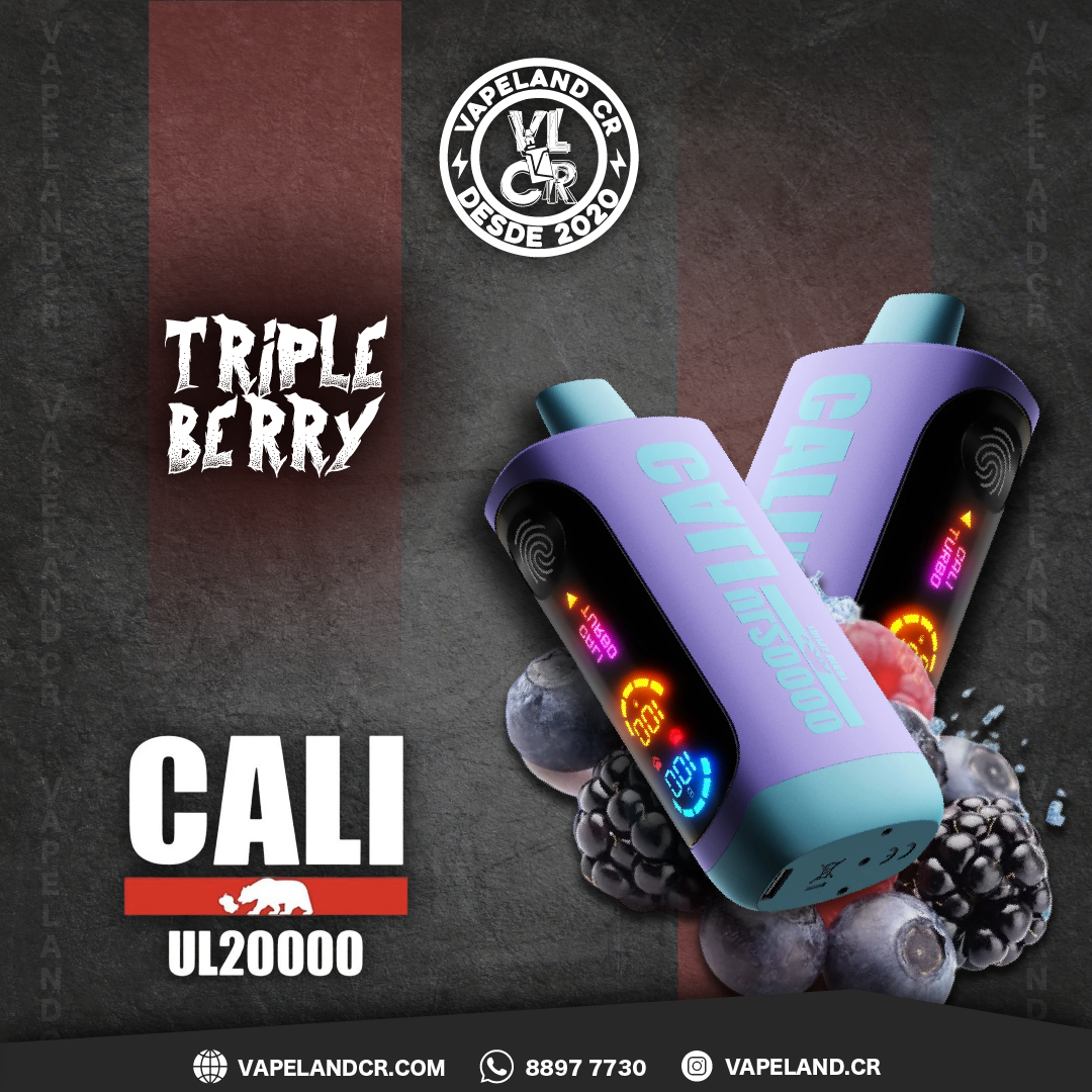 Cali Bars Triple Berry 20000 puffs.