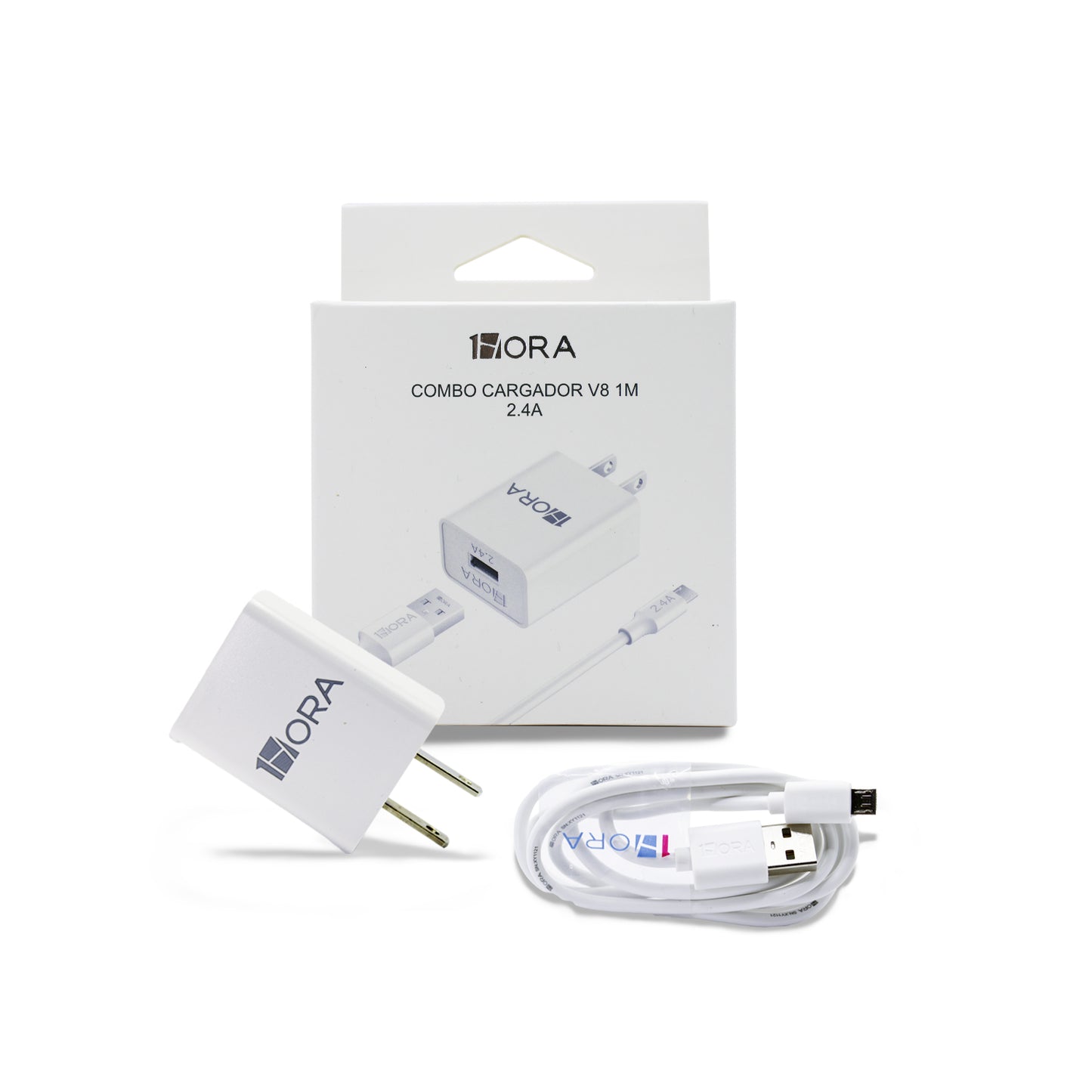 Cargador para Celular 1Hora GAR124 Micro-USB.