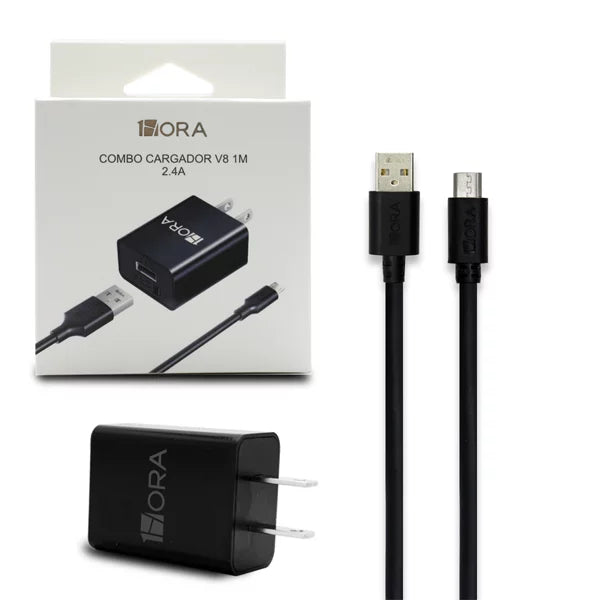 Cargador para Celular 1Hora GAR124 Micro-USB.