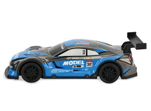 Carro a Control Remoto Rally Rider Light Up Lexan Body Azul.