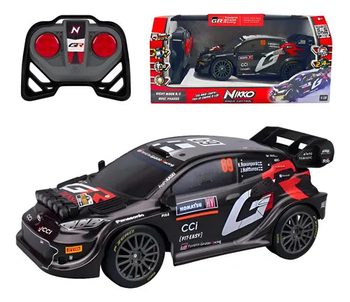 Carro a Control Remoto Rally Toyota GAZOO Racing Nikko.