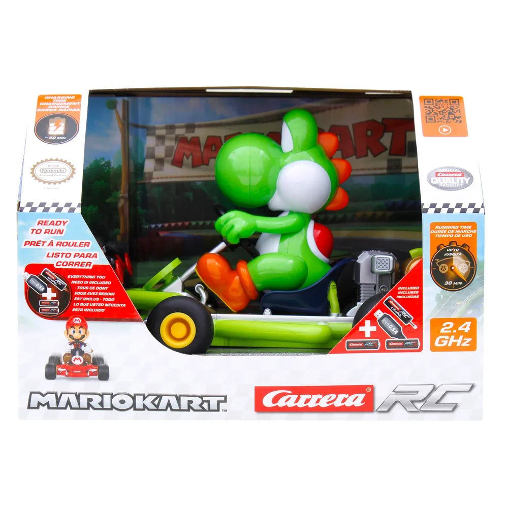 Carro de Control Mario Kart Yoshi Carrera RC.