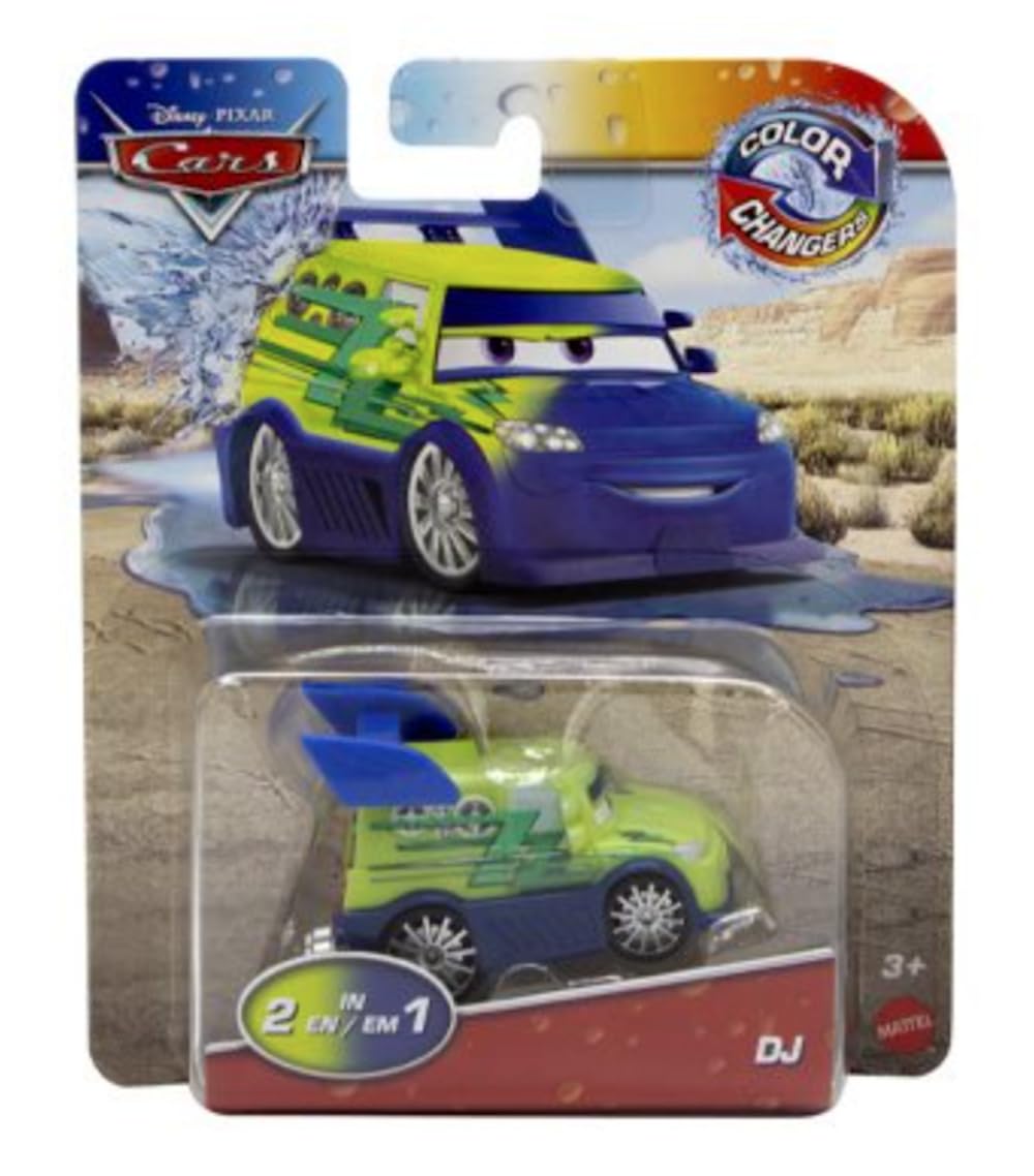 Cars Mattel Color Changers DJ.