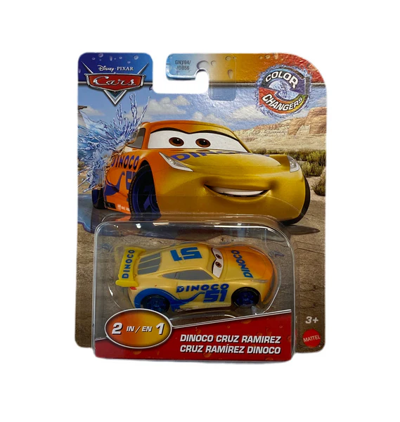 Cars Mattel Color Changers Dinoco Cruz Ramírez.