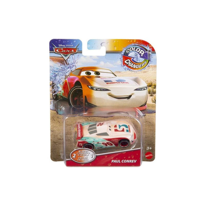 Cars Mattel Color Changers Paul Conrev.