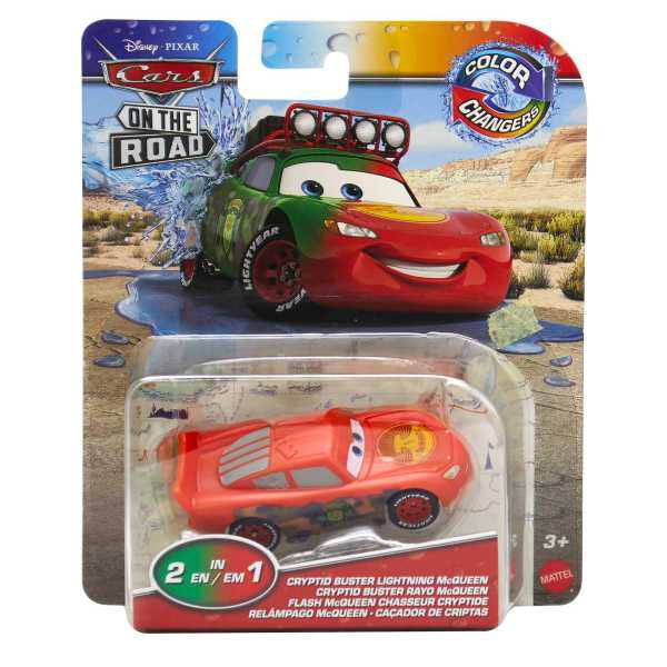 Cars Mattel Color Changers Rayo McQueen Cazador de Criptas.