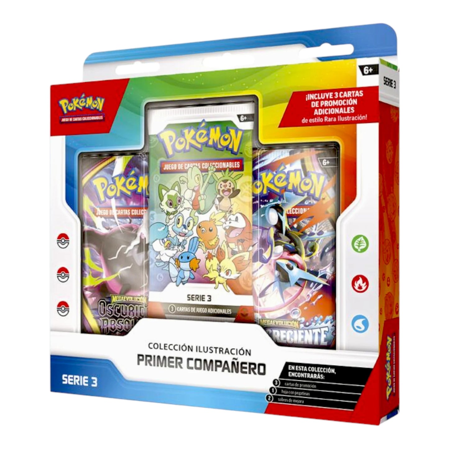 Cartas Pokémon Originales Colección Ilustración Primer Compañero Serie 3.