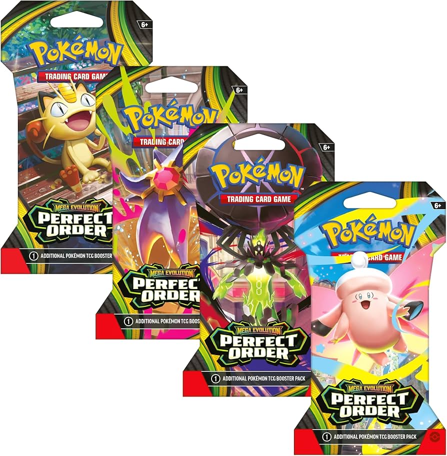 Cartas Pokémon Originales Mega Evolution Perfect Order.