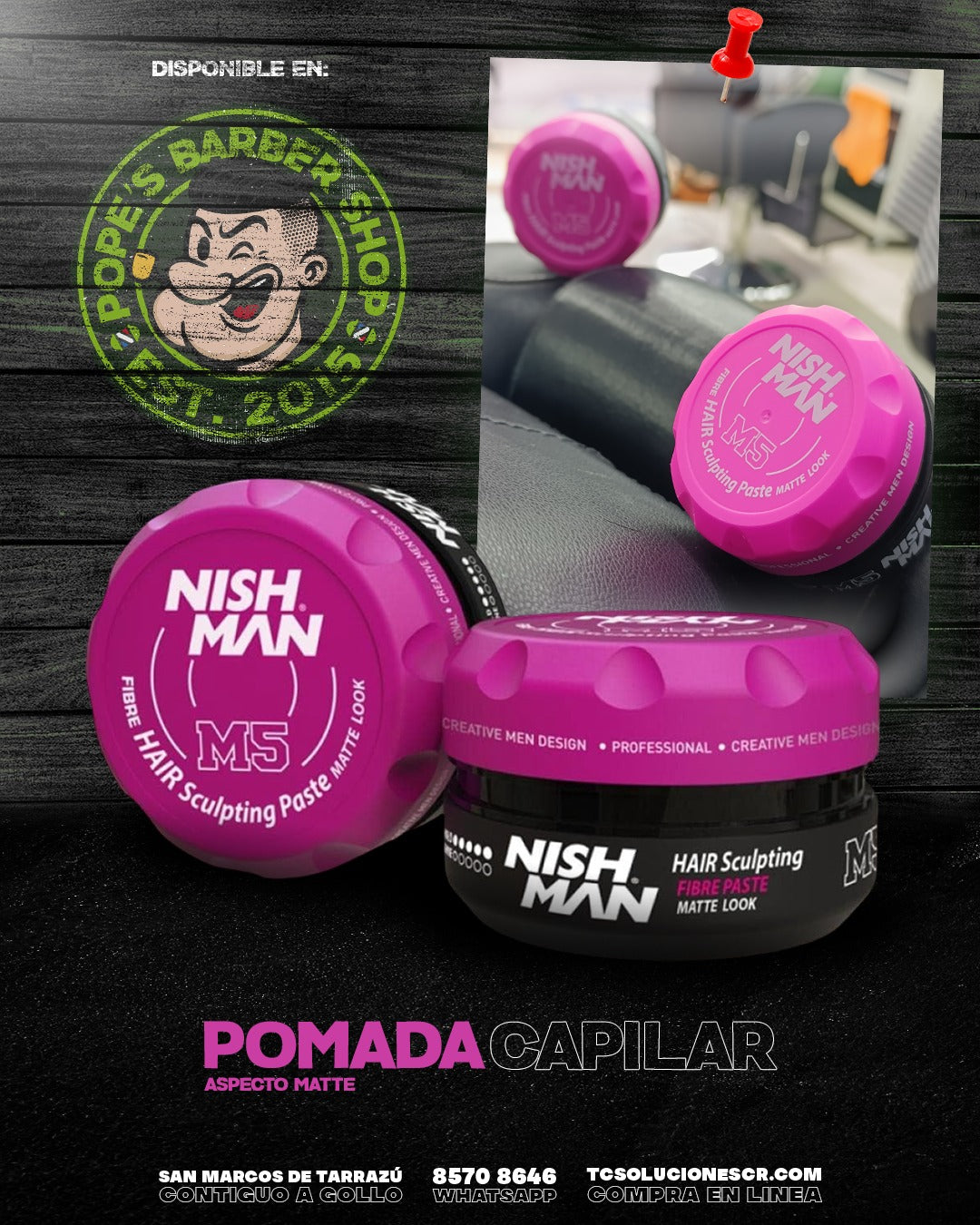 YA−MAN MS-30G Pomada NISH MAN M5. – TC SOLUCIONES