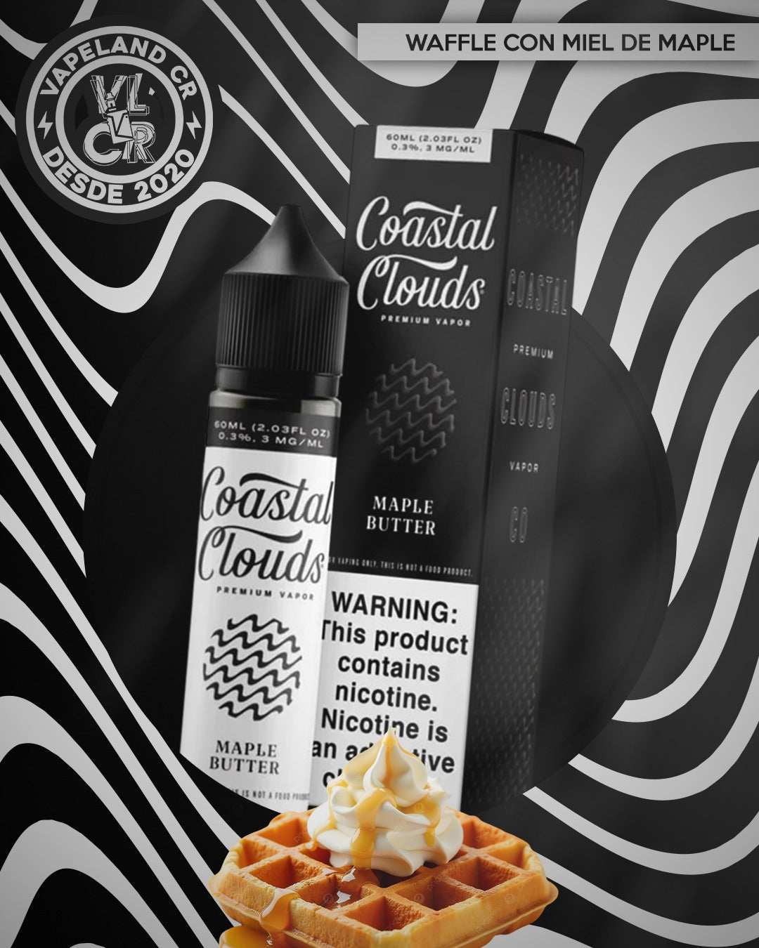 Coastal Clouds Maple Butter 3mg y 6mg.
