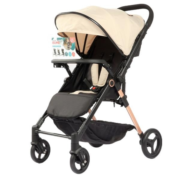 Coche para Bebé Baby Basics Eclipse Negro con Beige.