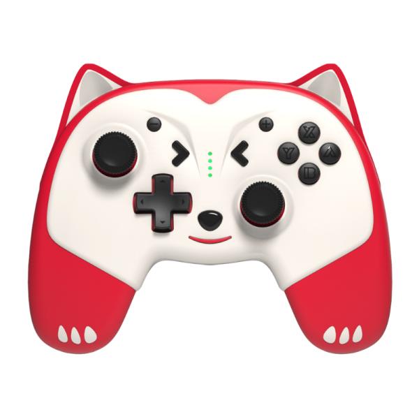 Control EAGLE WARRIOR Bluetooth Wireless EG09B Nintendo Swtich Rojo.