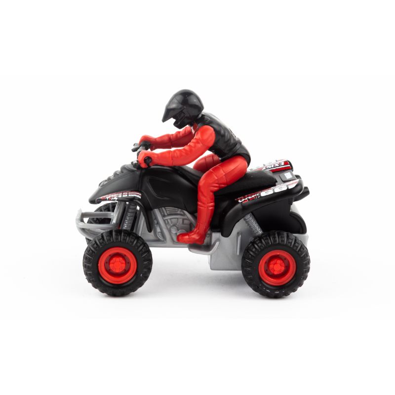 Cuadriciclo Maisto ATV'S Negro con Rojo.