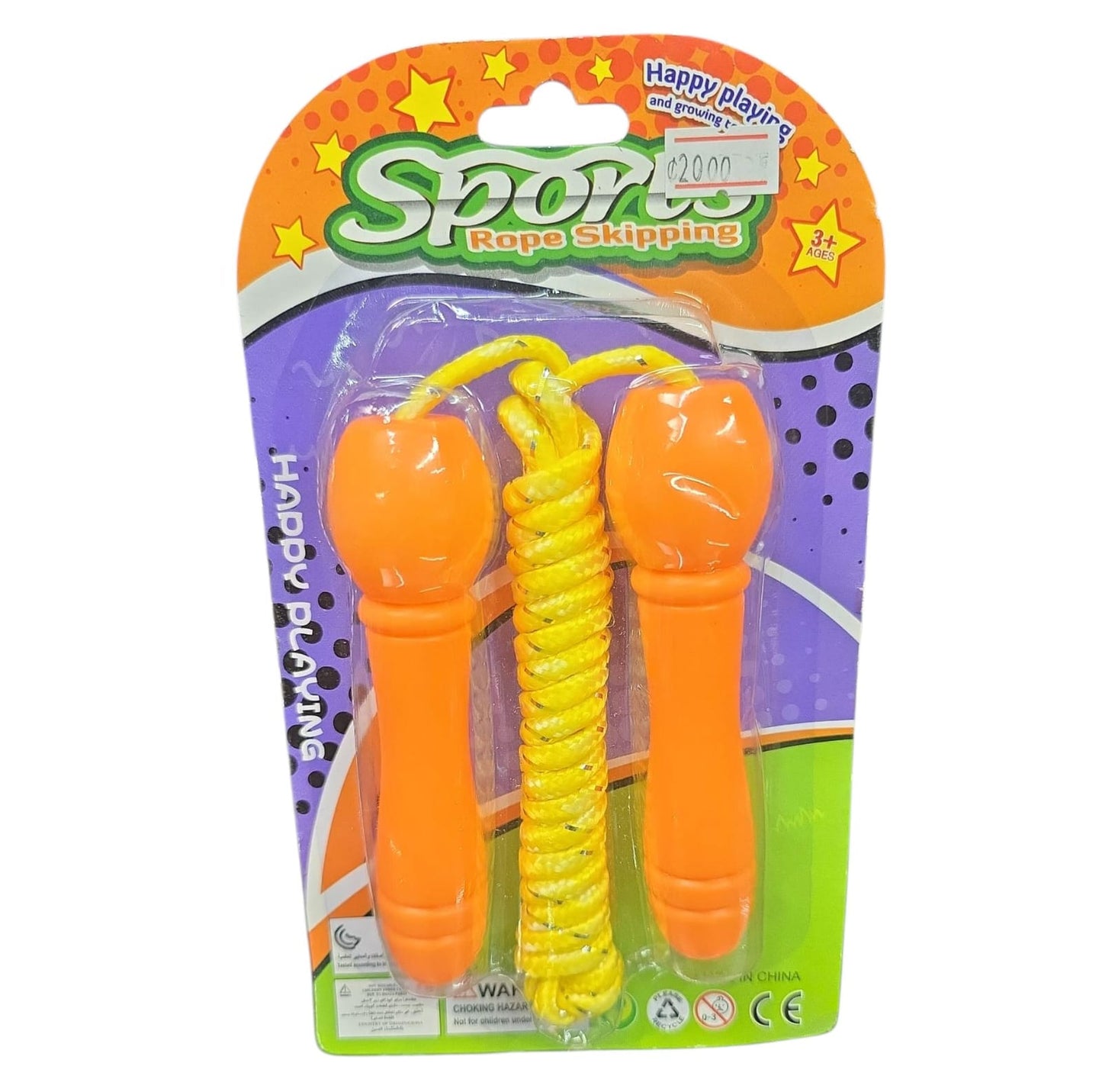 Cuerda de Saltar Naranja Sports Rope Skipping.
