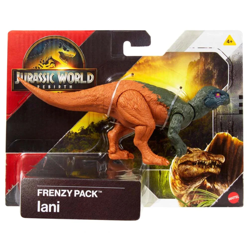 Dinosaurio Mattel Jurassic World Iani Frenzy Pack.