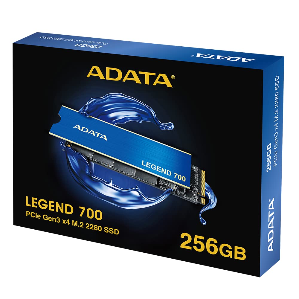 Disco Duro Interno Sólido M2 Adata 256GB.