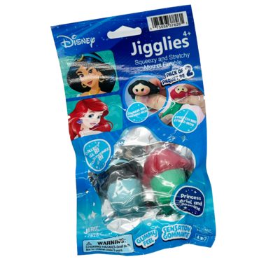 Disney Jigglies 2 Pack Ariel y Jasmine.