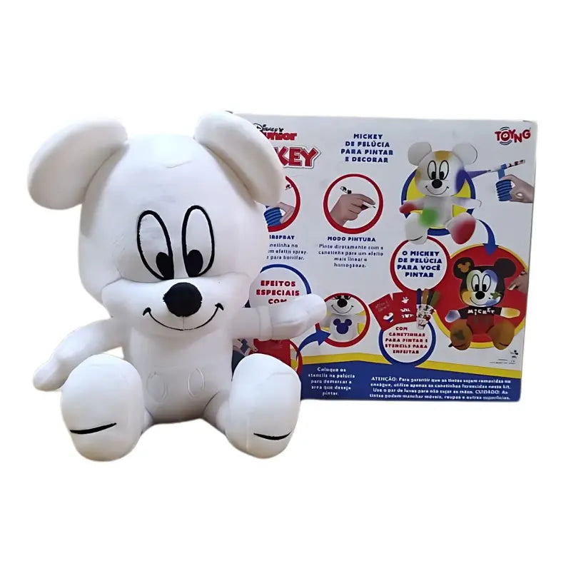Disney Junior Mickey de Peluche para Pintar y Decorar.