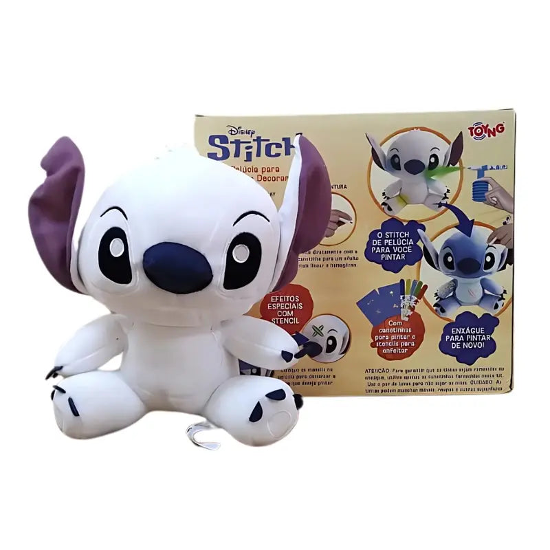 Disney Stitch de Peluche para Pintar y Decorar.