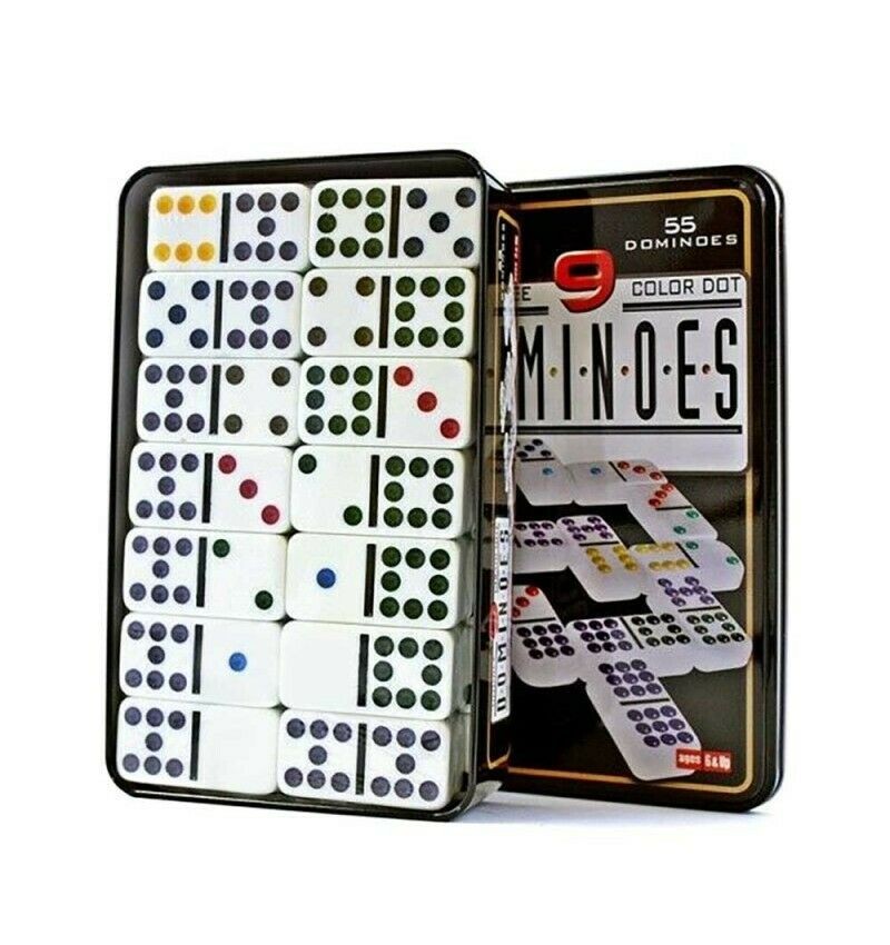 Domino Doble 9 Caja Metálica.