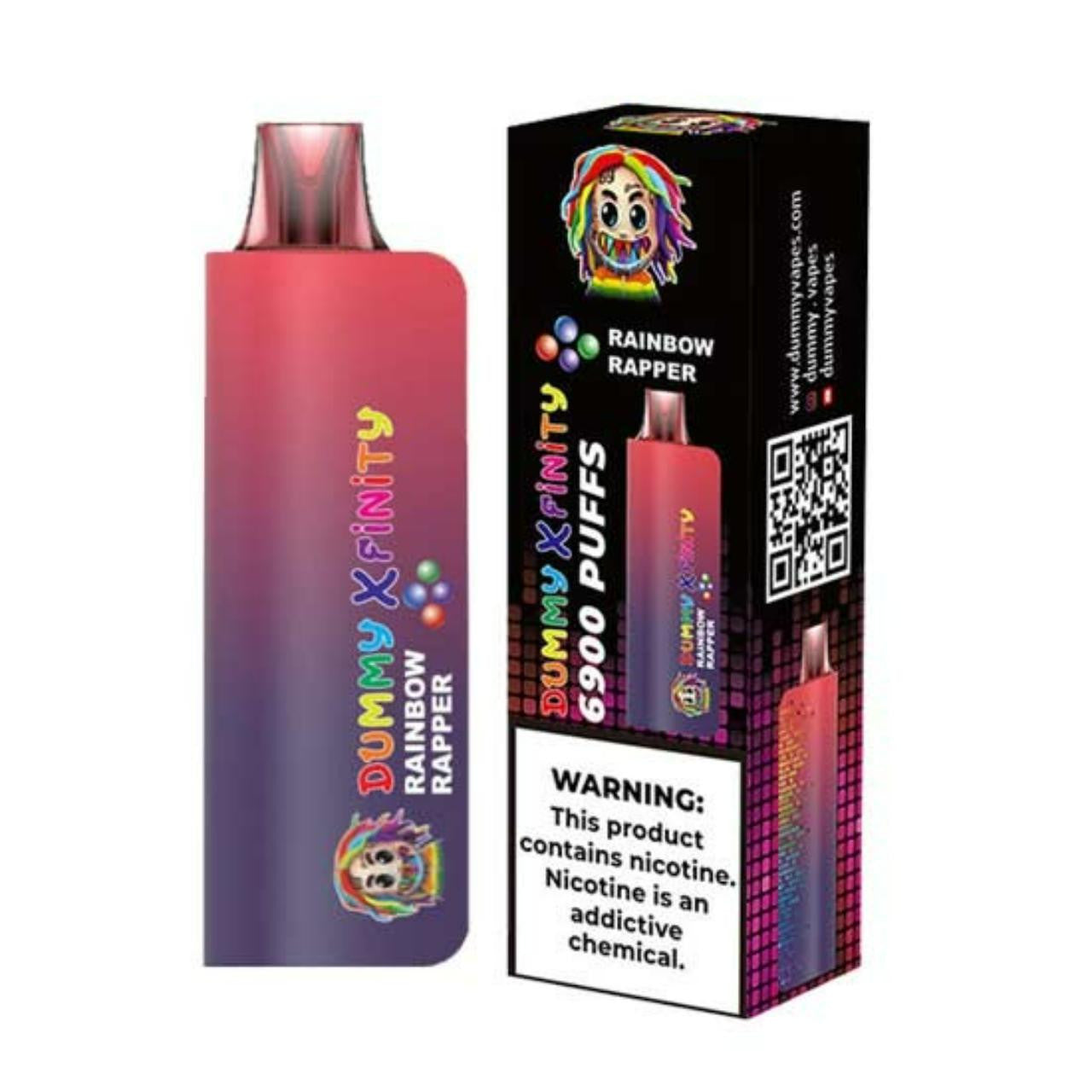 Dummy Vapes XFINITY Candy Skitles 6900 puffs.