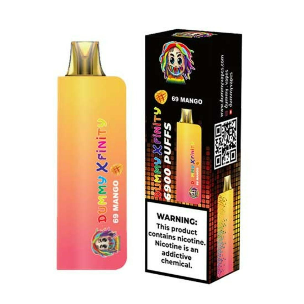 Dummy Vapes XFINITY Mango 6900 puffs.